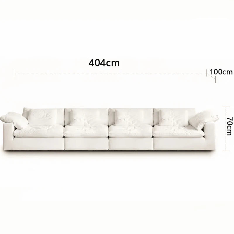 Vacuum compression cloud sofa lazy chenille fabric small apartment living room free combination module sofa furniture