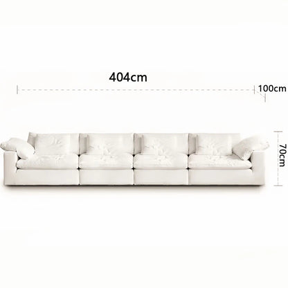 Vacuum compression cloud sofa lazy chenille fabric small apartment living room free combination module sofa furniture