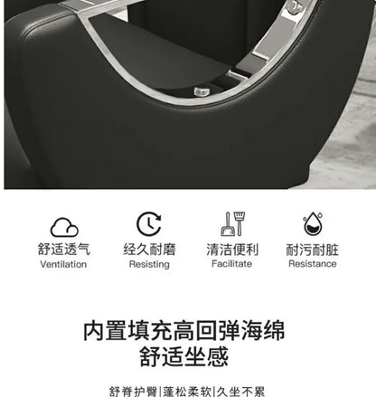 Elegant Beauty Barber Chairs Premium Nordic Style Minimalist Salon Chairs Aesthetic Italian Silla Para Lashista Salon Furniture