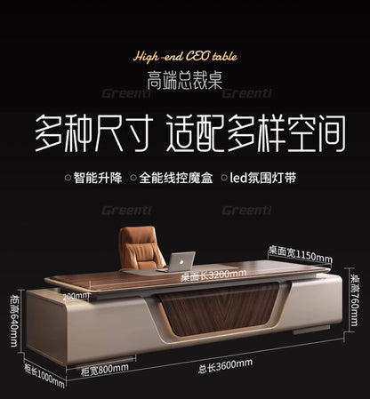 Multi-functional design Boss CEO Desk High end modern luxury Computer desk office table escritorios de computadora furniture