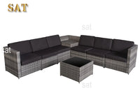 Hot SalesFactory Price Wicker Rattan Indoor/Outdoor Furniture Garden Sofa Set 8 PCS Wholesale Suppliers