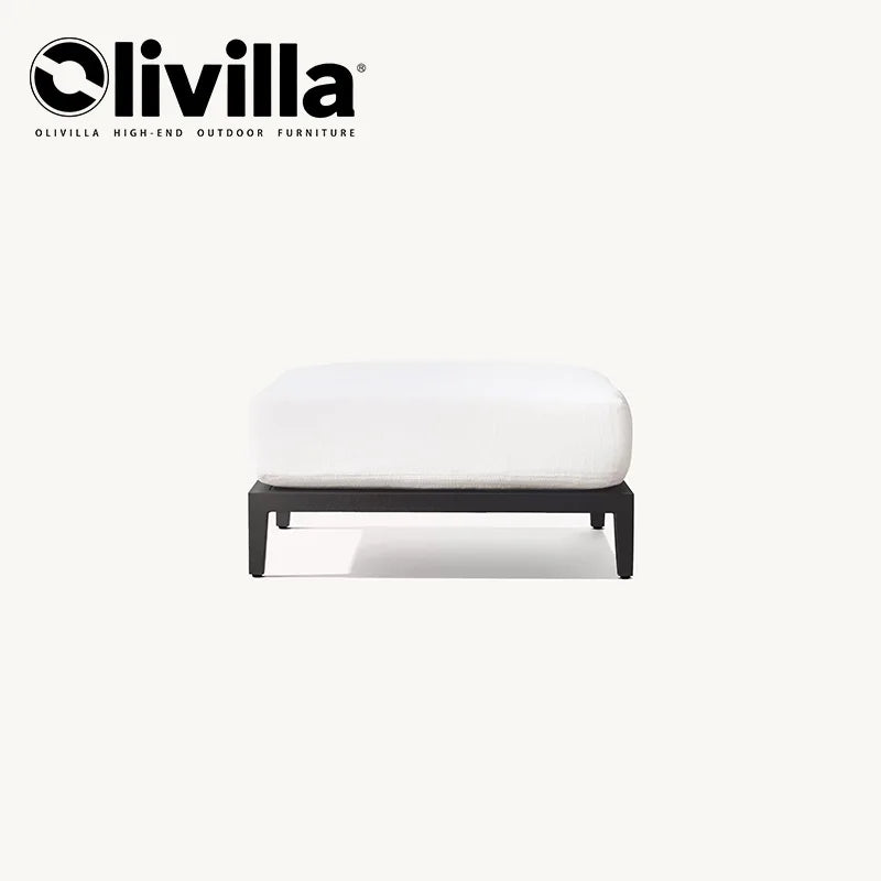 Modern Aluminum Alloy Lounge Sofa for Guesthouse Courtyard Villa Hotel Sunroom Open-air Furniture Set Garden Outdoor Sofa Couch
