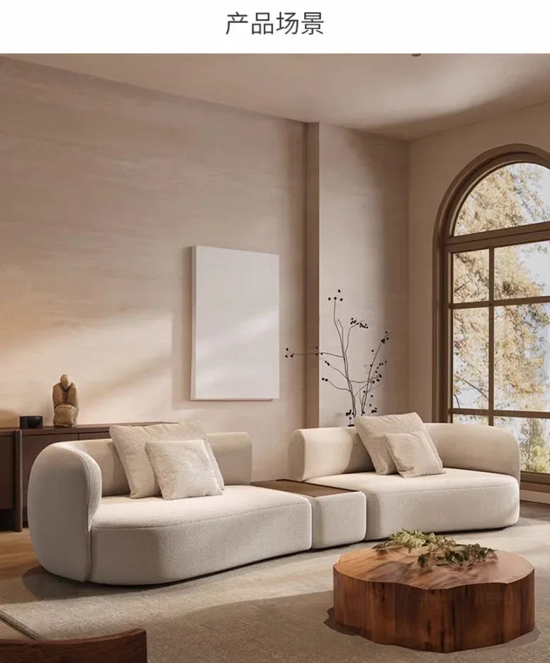 P32 Minimalist sofa large apartment living room special-shaped corner fabric, modular combination sofa