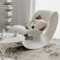 European Creative Rocking Chair Designer Lounge Chair Living Room Furniture Plastic Living Room Chairs Lazy Single Sofa Chair