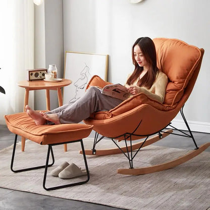 Adult recliner Adult balcony Home indoor leisure Xiaoyao Yaoyao lazy sofa rocking chair