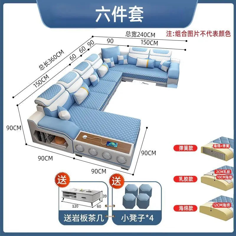 Adults Cushion Sofa Classic Lounge Modern Large Comfortable Sofa Storage Romantic Muebles Para Habitacion Home Furniture