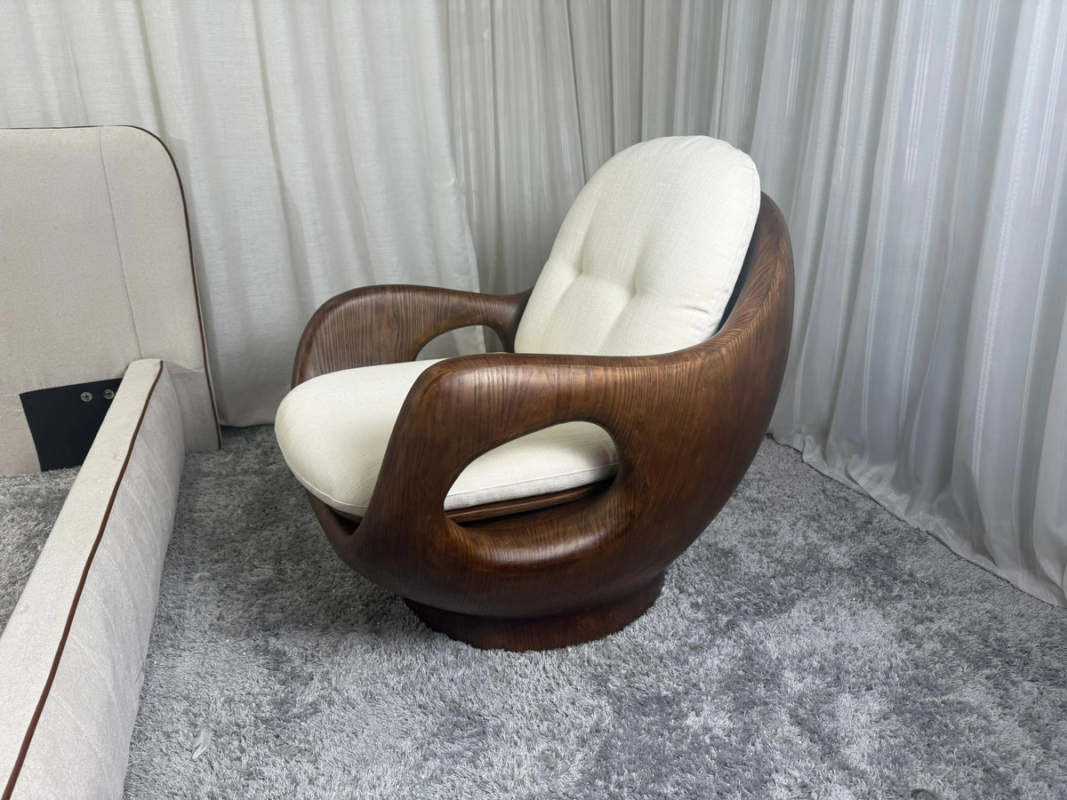 Modern Simple Armchair - Soft Living Room Decorative Chair for Apartment Hotels and Outdoor Use