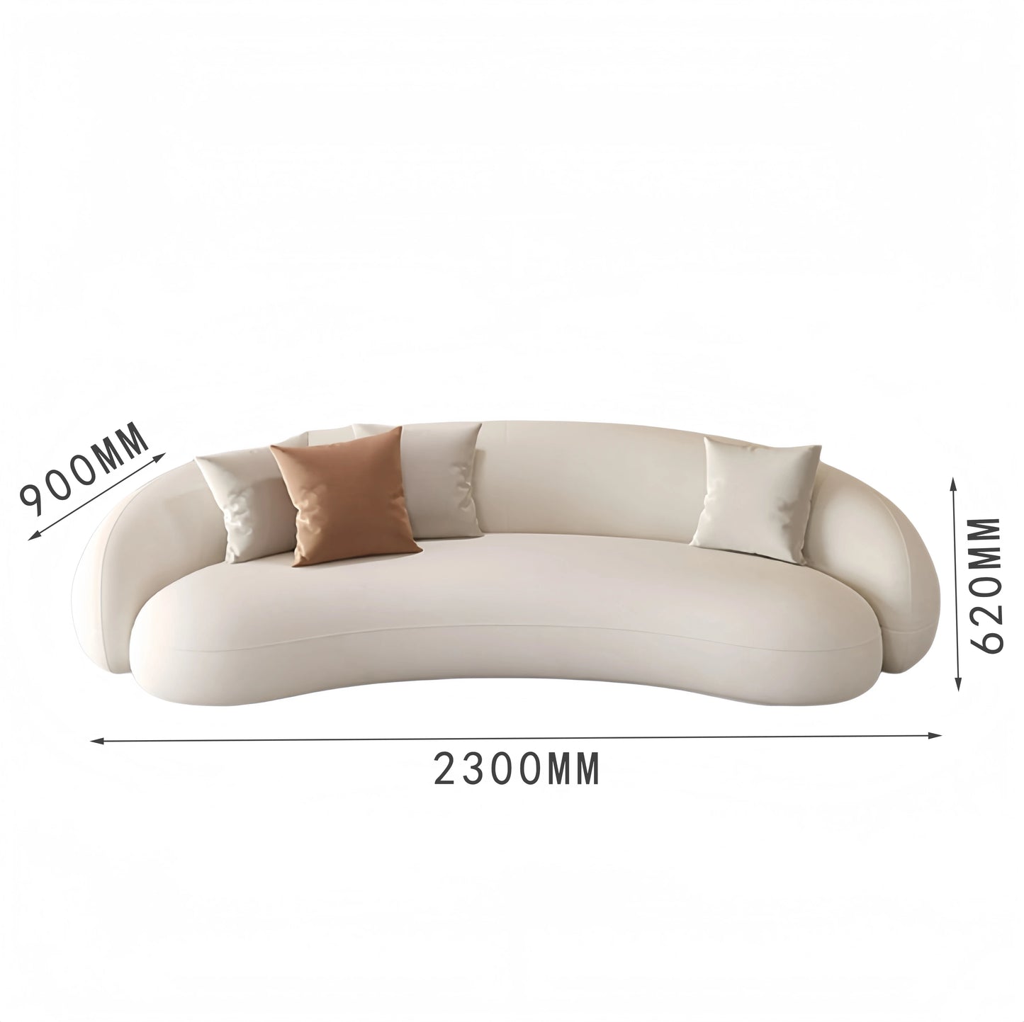 Oversized Designer Living Room Sofas Minimalist Curved Modern Living Room Sofas Lounges 2 Seater Divano Soggiorno Home Furniture