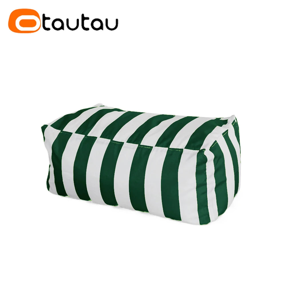 OTAUTAU Outdoor Bean Bag Cover Beach Swim Pool Lounger SF464【No Filler Inside! You Need To Buy Filler By Yourself !】