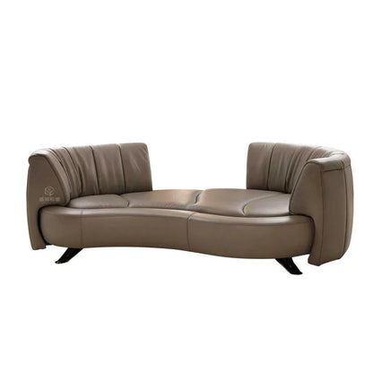 Rotating high backrest, curved push-pull activity, high-end designer Internet celebrity sofa