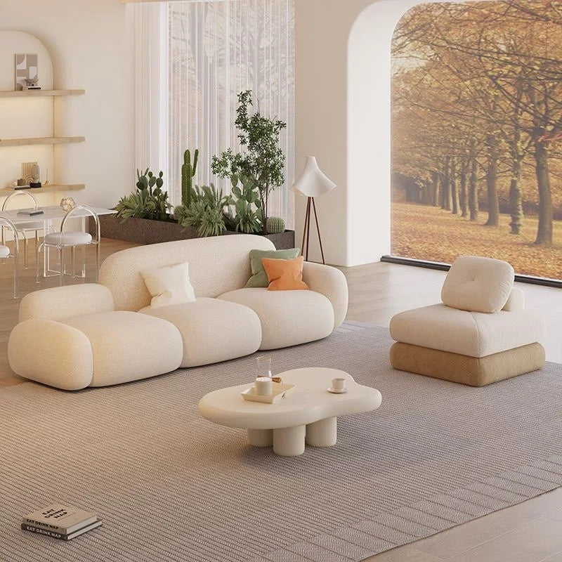Customizable simple modern beauty salon sofa small apartment design