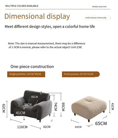 Large  Apartment Sofa Wood Lounge  Puffs Recliner Longer Sofa Modern Designer Luxury Nordic Muebles Para El Hogar Home Furniture