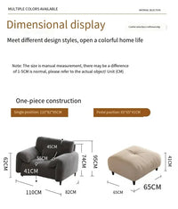 Large  Apartment Sofa Wood Lounge  Puffs Recliner Longer Sofa Modern Designer Luxury Nordic Muebles Para El Hogar Home Furniture