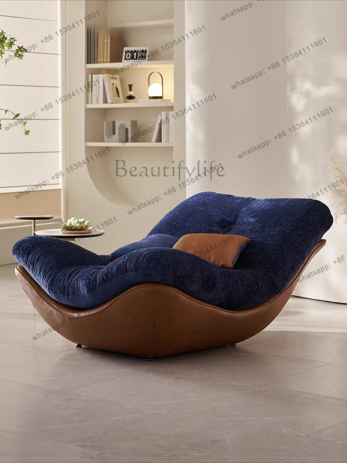 Italian light luxury lazy sofa chair Nordic modern simple style home design leisure chair