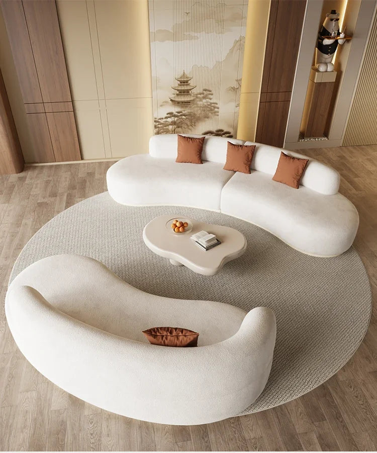 Cream Wind Aesthetics Sofas Lounge Luxury Gaming Lazy Nordic Modern Sofas Romantic Comfortable Adult Divano Balcony Furniture