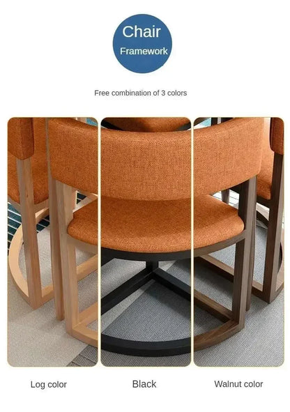 Round Mobile Dining Tables Set Kitchen 4 Chairs Center Wood Table Extendable Luxury Floor Mesa Comedor Home Furniture