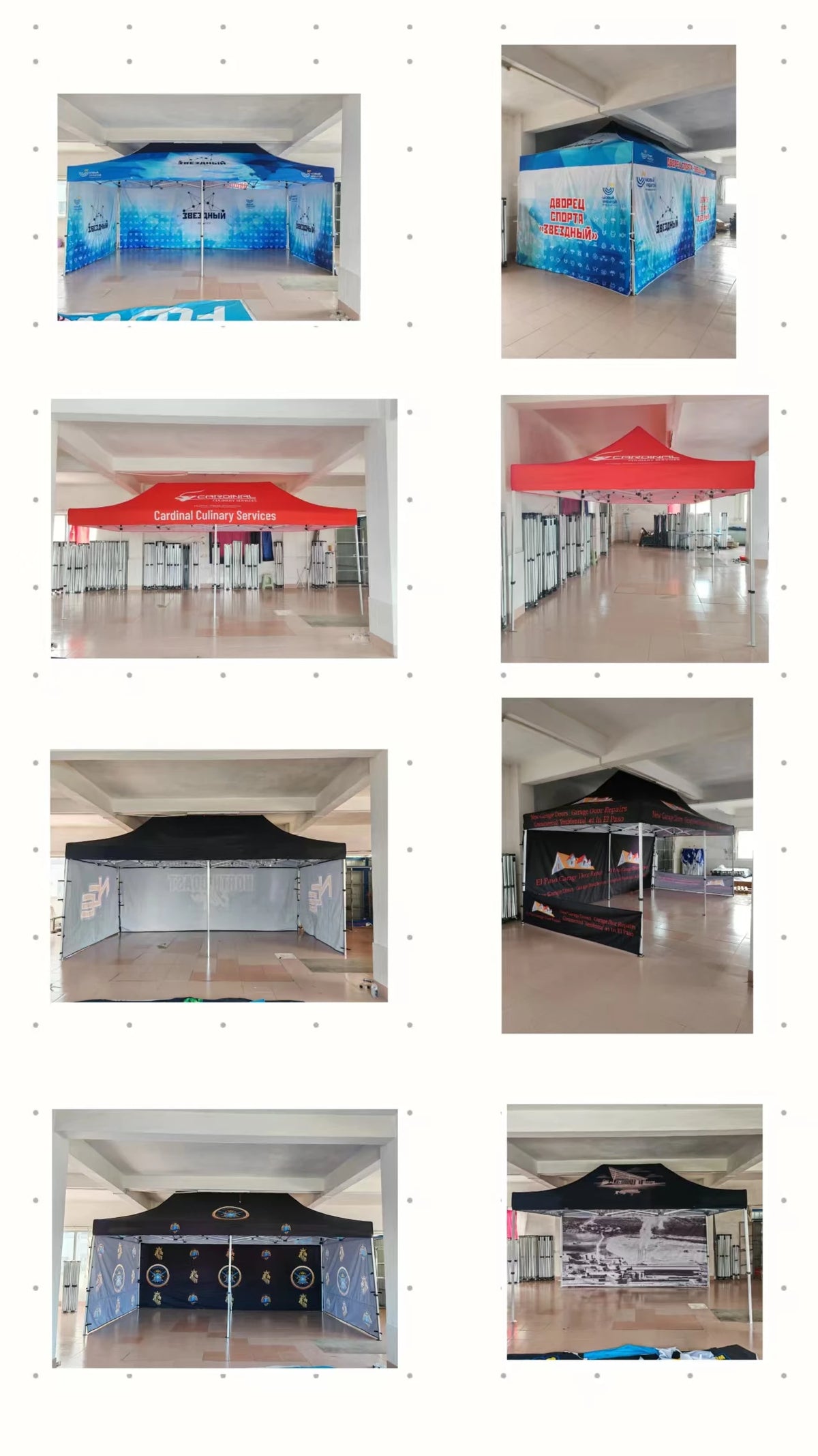 Exhibition Event Marquee Gazebos Custom Printed Canopy Pop Up Foldable Tent Outdoor Party Tradeshow Promotional Tents
