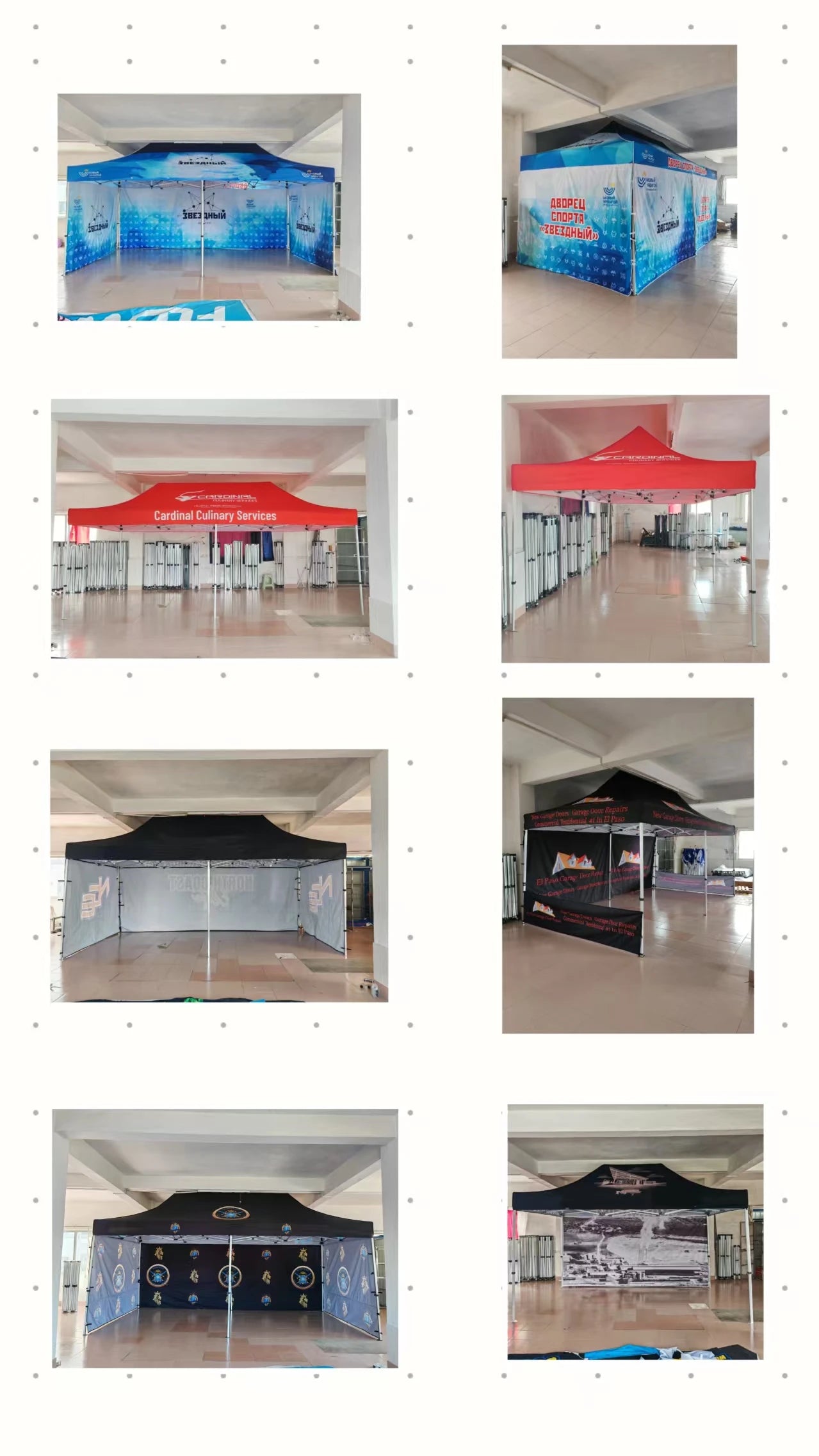 Exhibition Event Marquee Gazebos Custom Printed Canopy Pop Up Foldable Tent Outdoor Party Tradeshow Promotional Tents