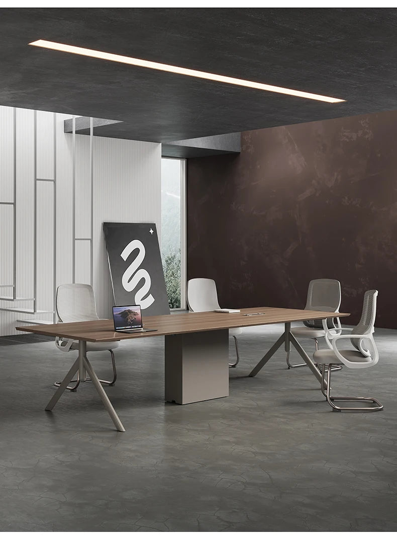 Conference Table Simple Modern Meeting Office Rectangular Business Negotiation Environmental Protection Large And Small Conferen