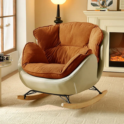 Ergonomic Green Rocking Chairs Living Room Modern Home Furniture Comfortable Meditation Relaxation Muebles Para El Hogar"