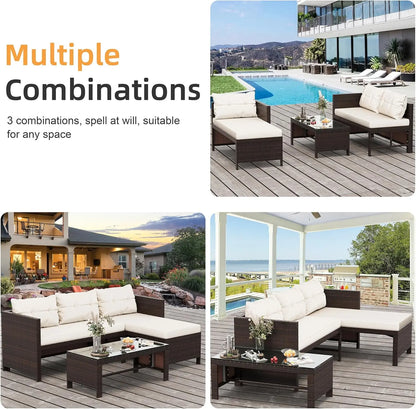 Factory Hot Selling High Quality PE Rattan Garden Leisure Sofa Bed for Hotel Outdoor Party