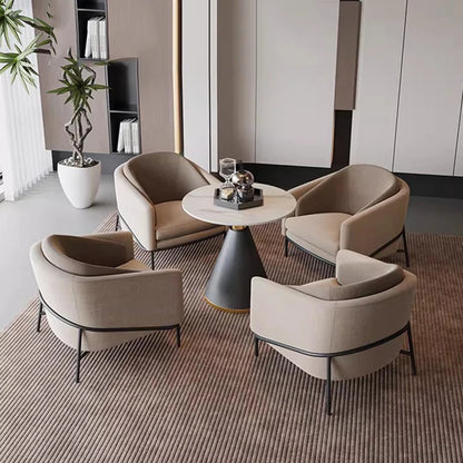 Canapés de luxe pour bureau et salon, fauteuil pour petite maison, canapé d'extérieur minimaliste, divano individuel pour petite maison, mobilier tendance