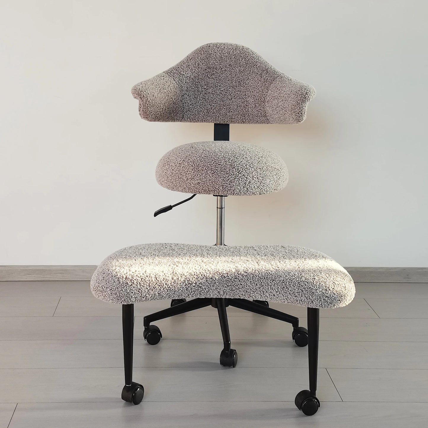 Cross Legged Chair - Meditation Chair With Wheels  ADHD Chair Height Adjustable Seat  Adjustable Footstool