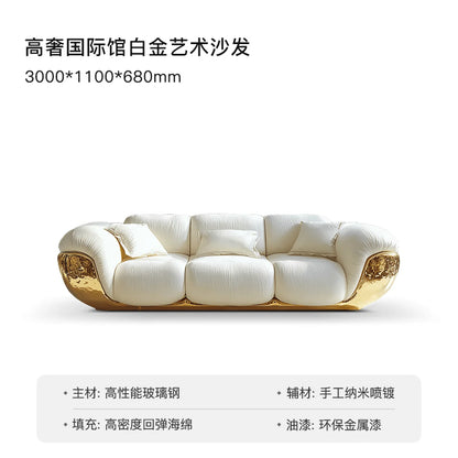 High quality sofa villa living room furniture four-person sofa