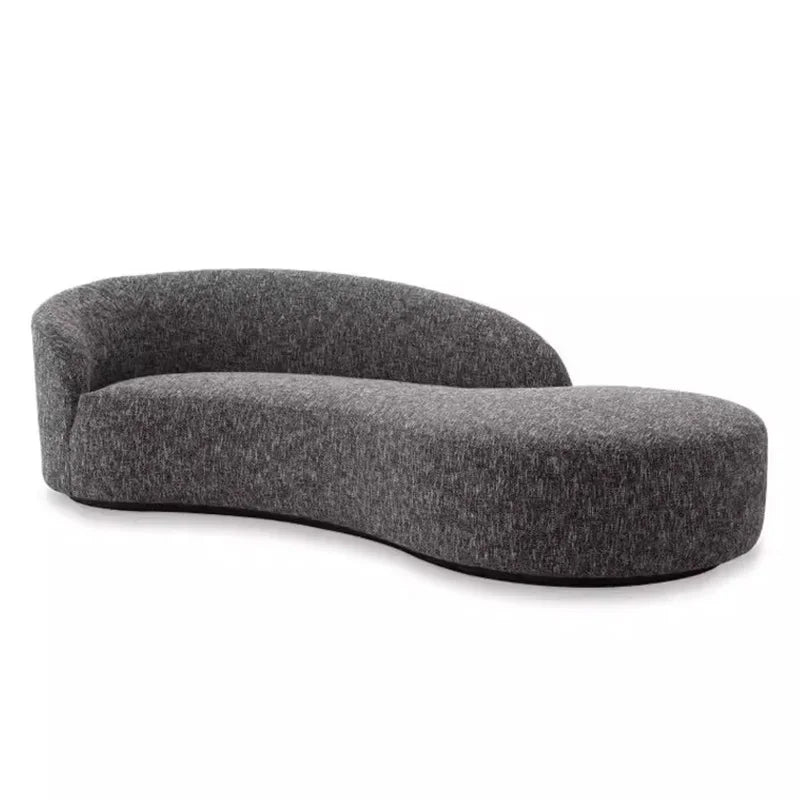 Modern Comfortable Velvet Fabric Couches for Home Luxury Commercial Sofas Set Furniture Couch Living Room Curved 3 Seater Sofa