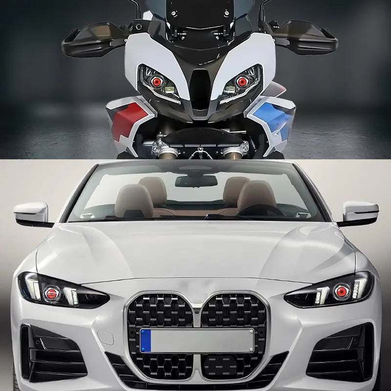 Car Devil Eye LED Headlight 6 Low Light Modes Control The Atmosphere In The Car Universal Motorcycle Lens Headlight