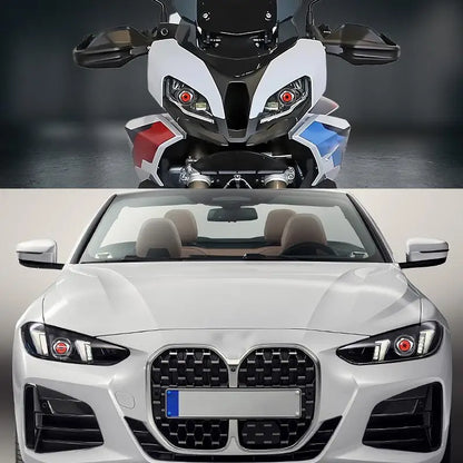 Car Devil Eye LED Headlight 6 Low Light Modes Control The Atmosphere In The Car Universal Motorcycle Lens Headlight
