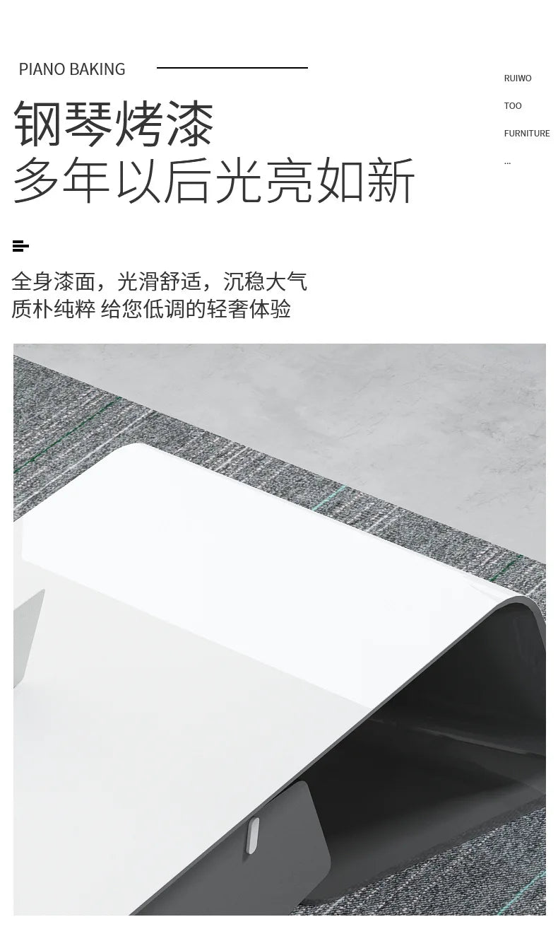 Minimalist Atmosphere Office Desk Computer High Single Fashionable Office Desk Irregular Office Furniture Der Schreibtisch XYOD
