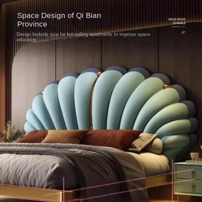 Double Bedroom Double Bed Waterproof Italian Luxury Frames Double Bed Platform Wooden Modern Designer Muebles Unique Furniture