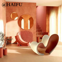 Nordic Creative FRP Special-shaped Love Shaping Leisure Chair Bow Chair Lazy Reclining Chair