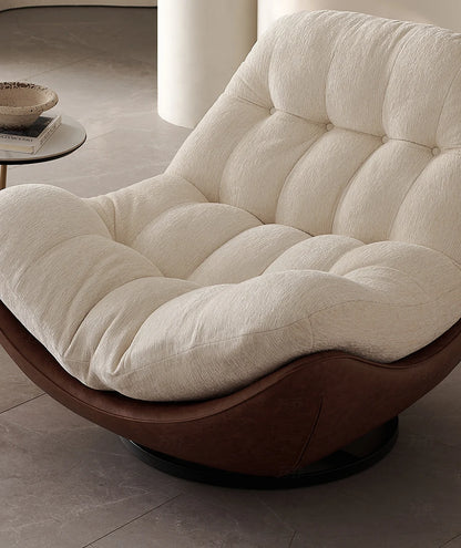 Italian minimalist swivel single chair modern creative sofa living room balcony lounge chair designer lazy lounge chair