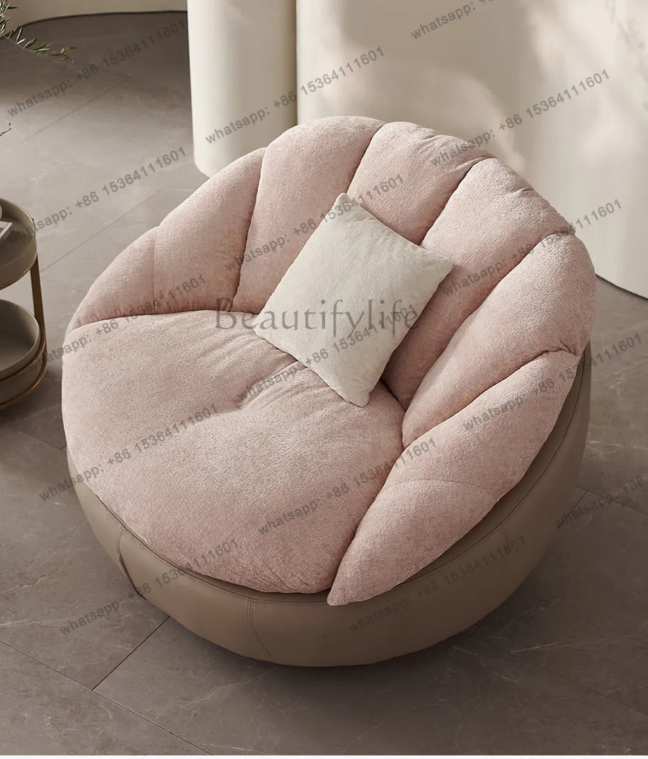 yj57 Sofa chair modern simple living room balcony household lazy leisure chair spot light luxury