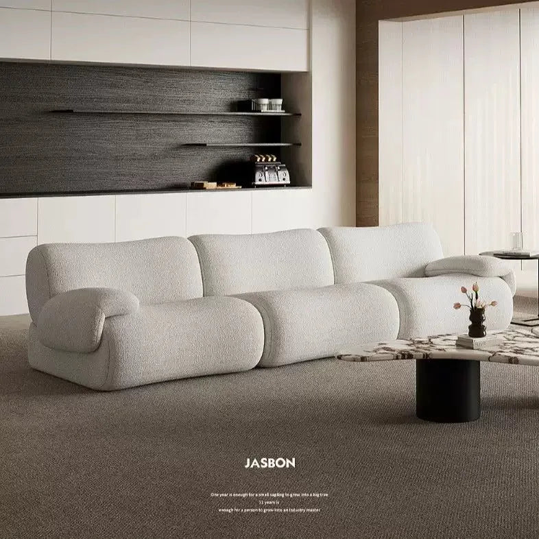 Modern European Sofa Set Designs Luxury Furniture Living Room One Seat/Two Seat/Three Seat Vacuum Compressed Sofa with 2 Pillow