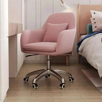 Office Lift Chairs for Modern Furniture Comfortable Back pink Swivel computer Chair Office Home Bedroom Leisure gaming chair K