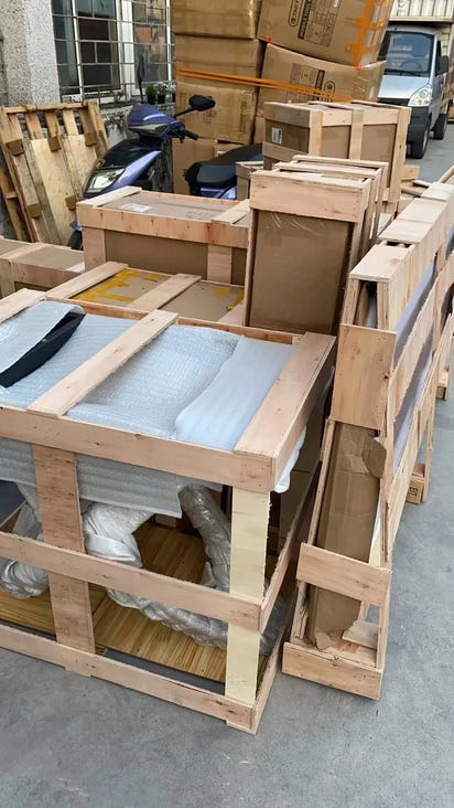 Italian Light Luxury Leather Sofa Living Room Small High-end Villa Modern Simple Solid Wood Sofa