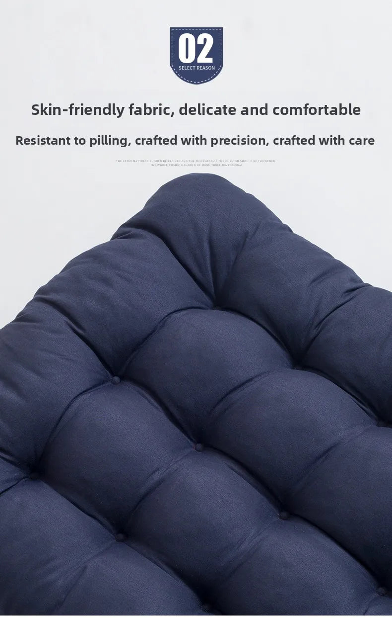 Thickened Chair Pad Backrest Pillow Foldable Bed Headboard Pillow Detachable Washable Modern Simple Style for Autumn And Winter