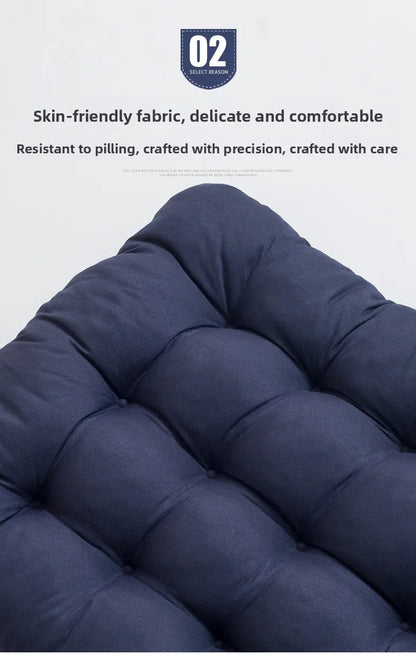 Thickened Chair Pad Backrest Pillow Foldable Bed Headboard Pillow Detachable Washable Modern Simple Style for Autumn And Winter