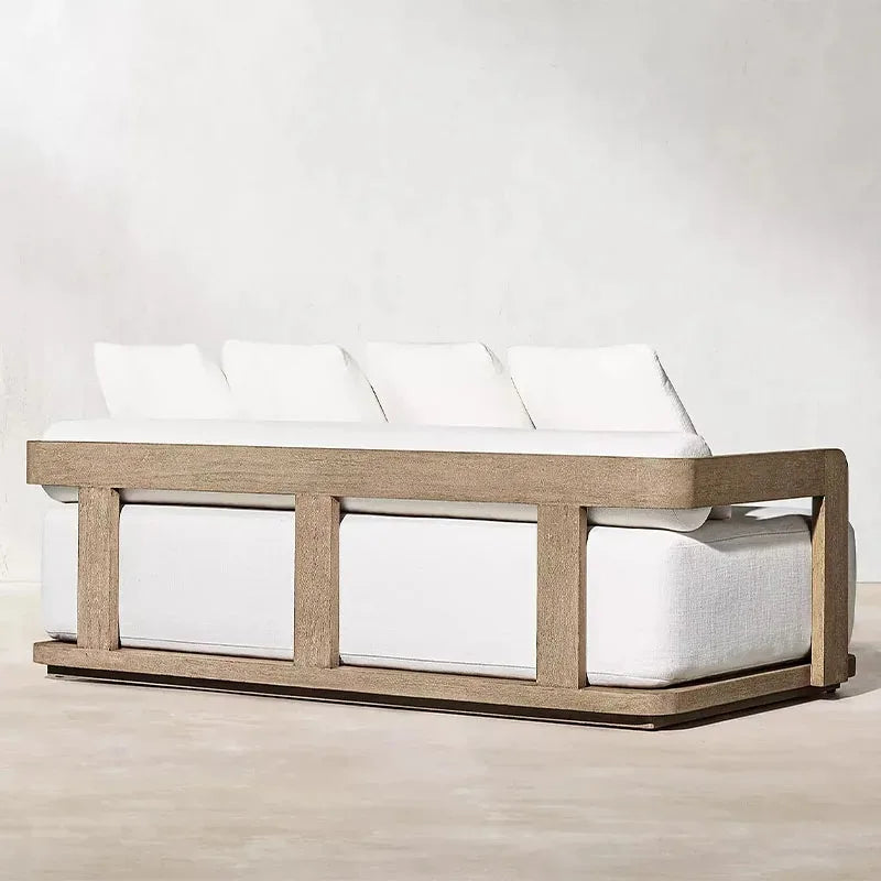 New Design Morden Outdoor Patio Furniture Sofa Set All Weather Waterproof Fabric Aluminum Sofa