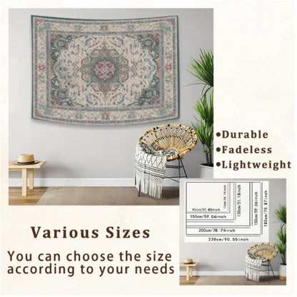 VIKAMA Dreamy Weeping Willow Starry Sky Tapestry Gradient Starlight Living Room Romantic Starry Sky Theme Room Decor