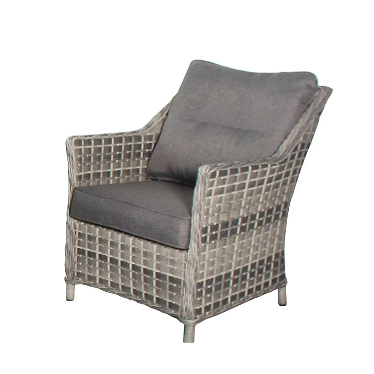 Modern high-quality PE wicker mixed woven rattan furniture garden outdoor sofa set catering hotel park courtyard