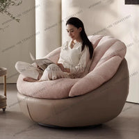 yj57 Sofa chair modern simple living room balcony household lazy leisure chair spot light luxury
