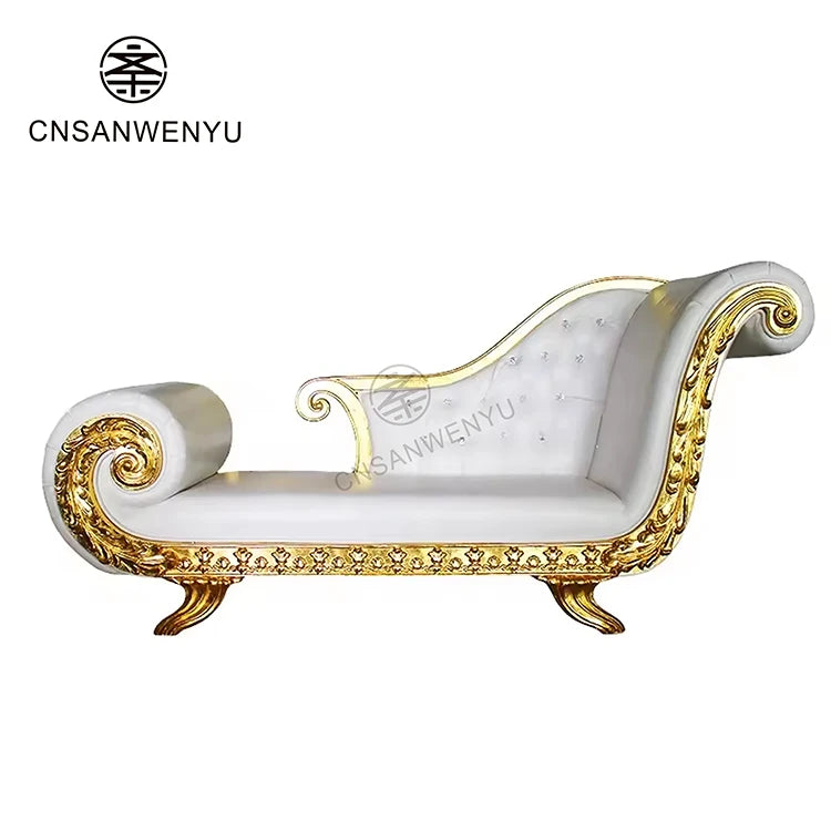Royal Chair Luxury Wedding King's Throne Gold Hotel Chair Throne Sofa
