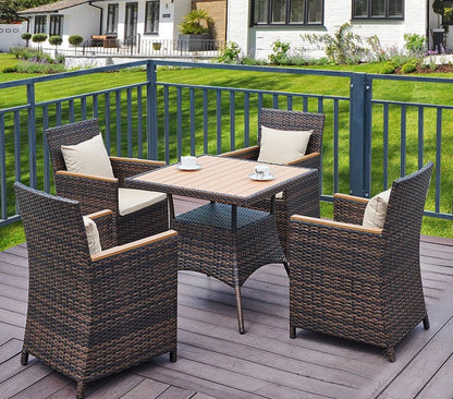 Custom Design Pastoral Garden Set Pastoral Garden Set Plastic Rattan Patio Furniture Set