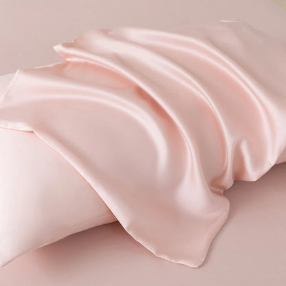 100% Mulberry Silk Bedding Set Solid Color Natural Silk Duvet Cover Set Twin King Queen Size Bed 3pcs/4pcs/5pcs Bed Sheet Set