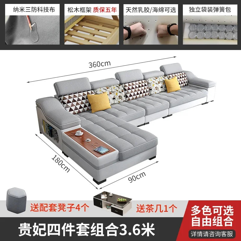 Modern Minimalist Living Room Sofas Sectional Lazy Nordic Leather Sofas Designer Lounge Curved Divano Lounge Suite Furniture
