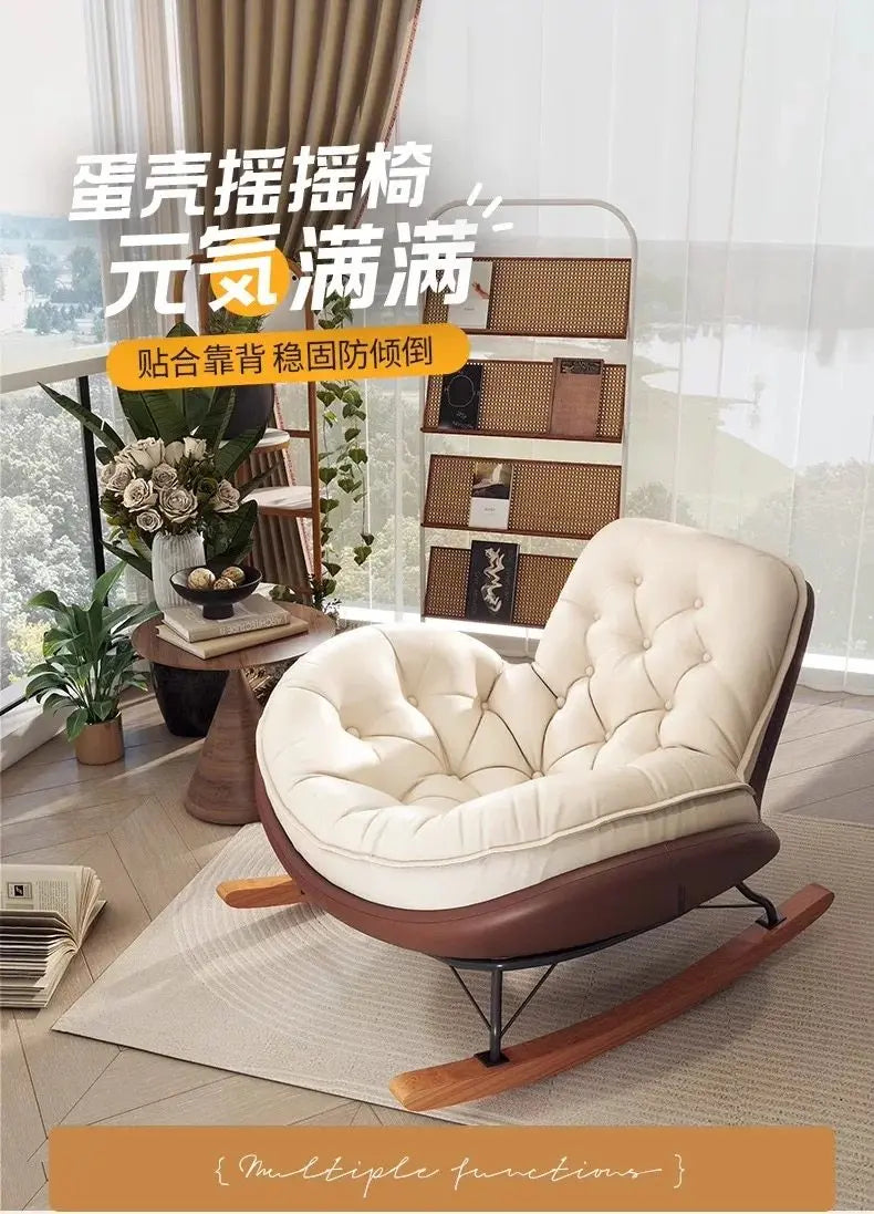 Lounger Balcony Recliner Chair Comfortable Fluffy Floor Hallway Recliner Chair Reading Interior Silla Mecedora Nordic Furniture
